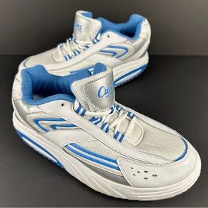 Curves for Women Blue and White Orthopaedic Sneakers Size 8
